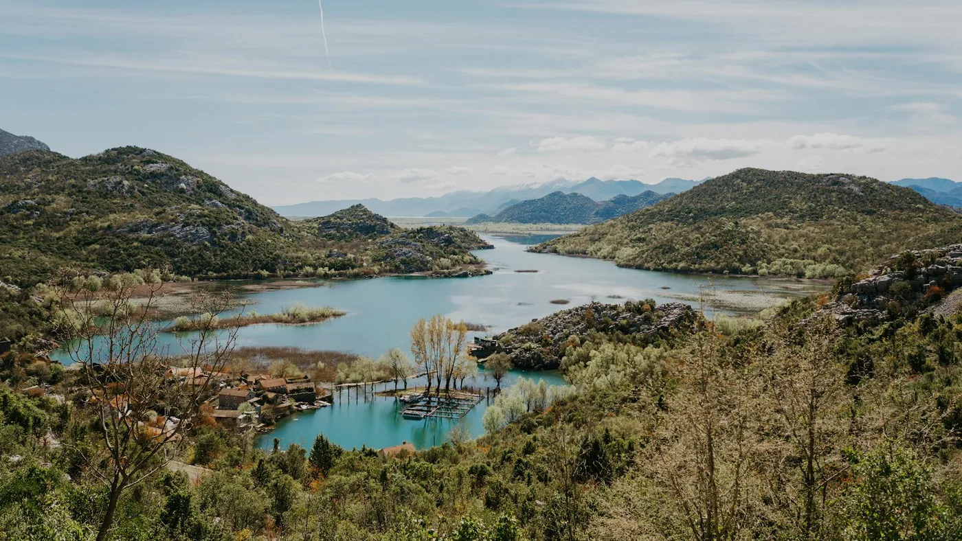 Lake Skadar from Ulcinj, The Pelican Lake Just Inland