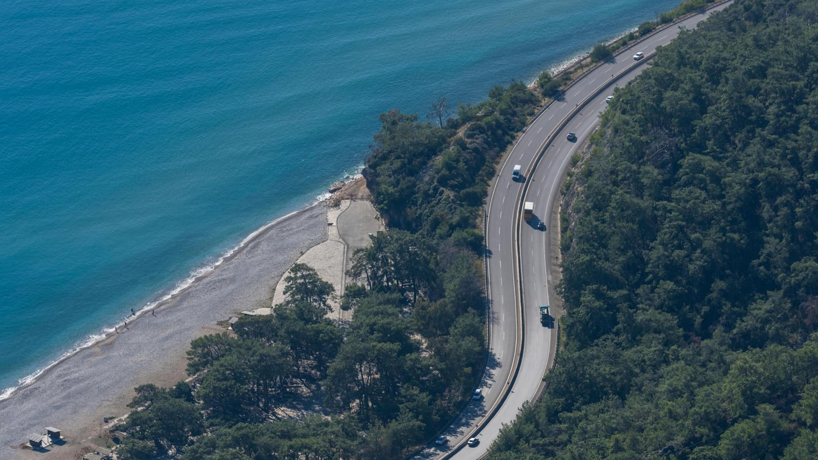 Vecchia strada della baia da Kotor a Risan